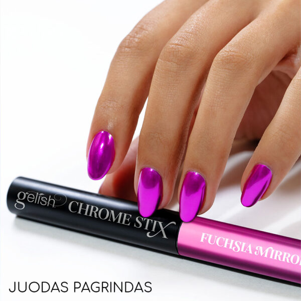 Gelish Chrome Stix Fuchsia Mirror 0.5g. - Image 3