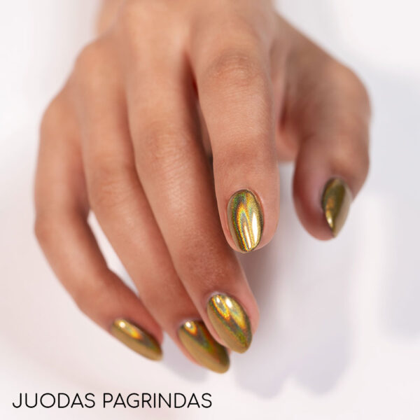 Gelish Chrome Stix Gold Holographic 0.5g. - Image 3
