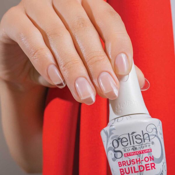 Lakuojamas Statybinis Gelis Gelish Brush-on Builder 15ml. - Image 4