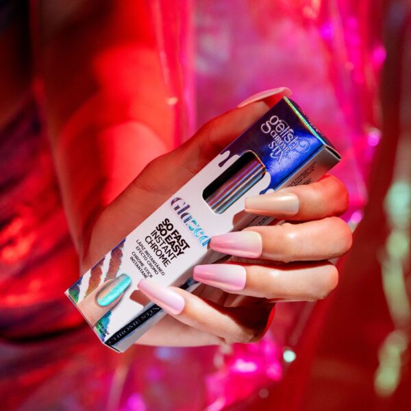 Gelish Chrome Stix Red Glazed 0.5g. - Image 3