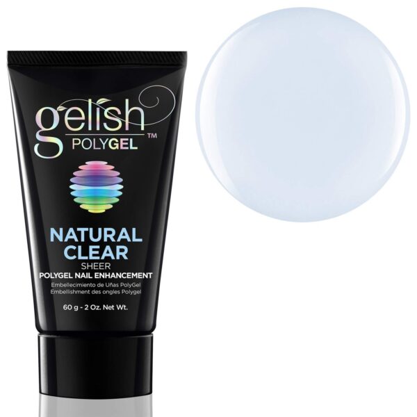 Harmony Gelish Polygel gelis natural clear - skaidrus 60g. - Image 1