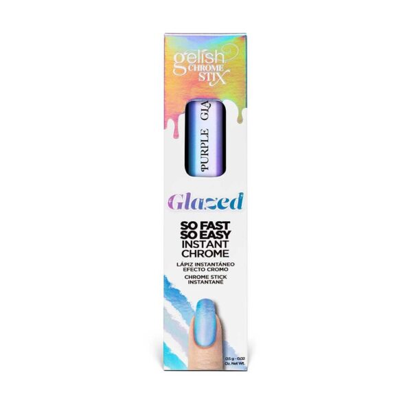 Gelish Chrome Stix Purple Glazed 0.5g.