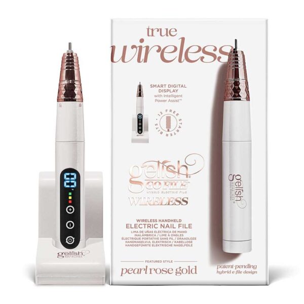 True Wireless Gelish belaidė freza Pearl Rose Gold