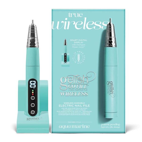 True Wireless Gelish belaidė nagų freza Aqua Marine