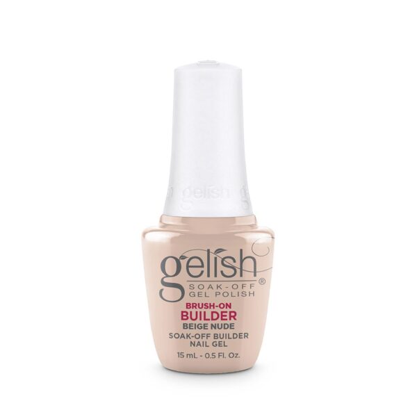 Lakuojamas Statybinis Gelis Gelish Brush-on Builder 15ml. Beige Nude