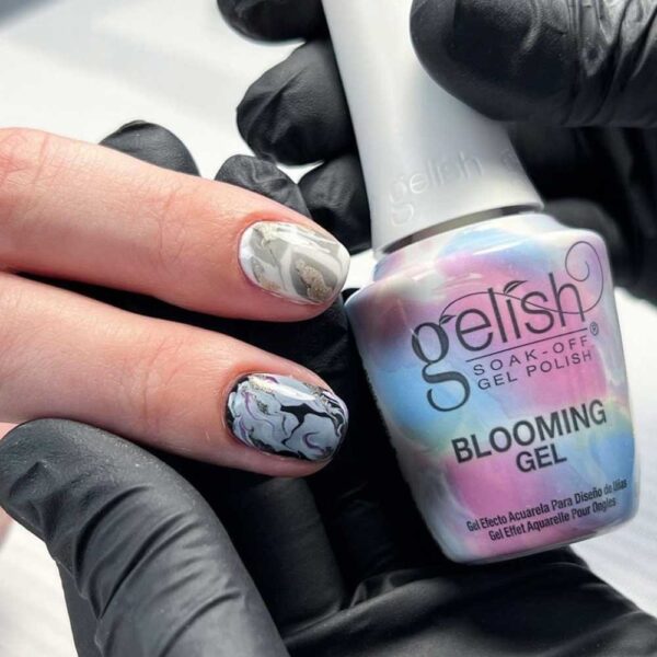 Gelish Blooming gel -skaidrus gelinis lakas spalvų liejimui 15ml. - Image 2
