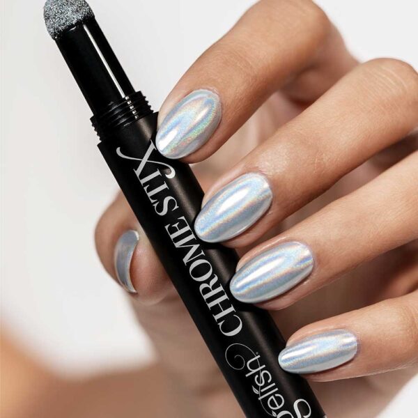 Gelish Chrome Stix Silver Holographic 0.5g. - Image 2