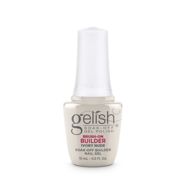 Lakuojamas Statybinis Gelis Gelish Brush-on Builder 15ml. Ivory Nude