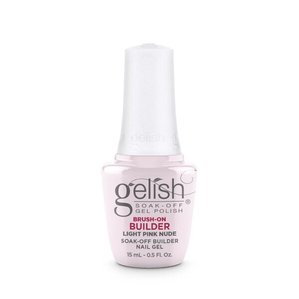 Lakuojamas Statybinis Gelis Gelish Brush-on Builder 15ml. Light Pink