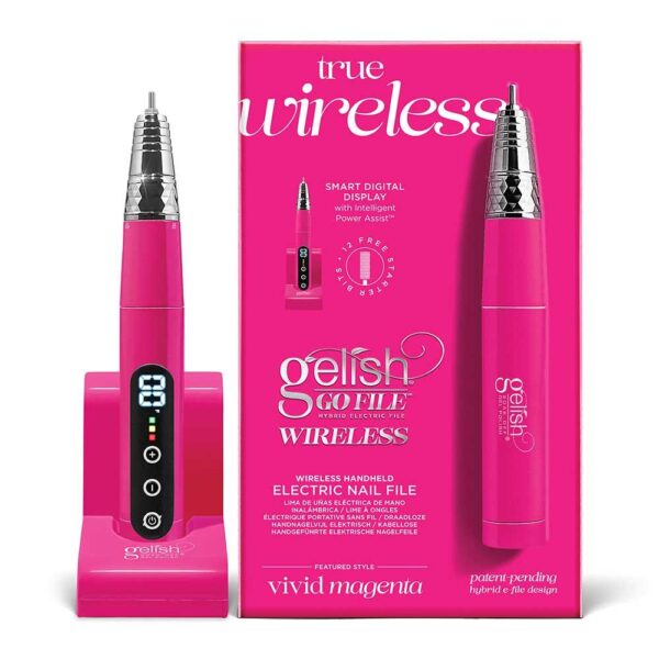 True Wireless Gelish belaidė freza Vivid Magenta
