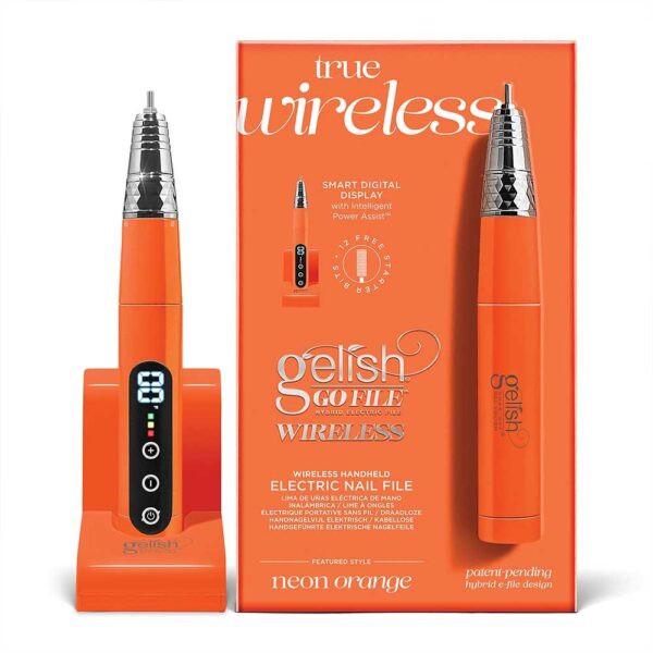 True Wireless Gelish belaidė freza Neon Orange