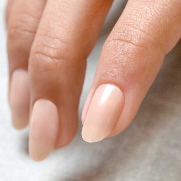 Nutirpinami minkštojo gelio tipsai Gelish 120vnt. Short Round Nude - Image 2