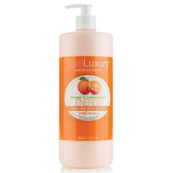 Morgan Taylor BareLuxury 24val. Rankų ir Kūno Losjonas su apelsinu 960ml.