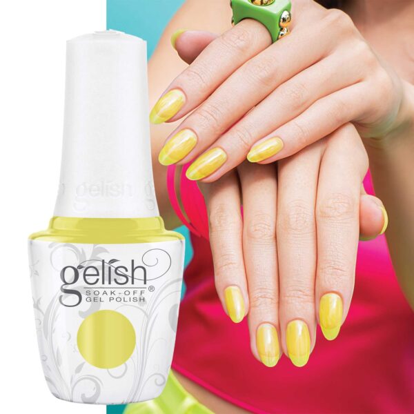 Gelish gelinis lakas 15ml. Lemon Drop Lush 1110599